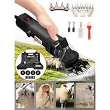 Sheep Clipper Koyun Keçi Kırkım Makinası Pro 9800 Series Hava Soğutmalı Metal Şanzıman Bakır Sargı Motor 6 Kademe Devir Ayarlı