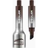 Sheglam Brow-Faction Microblading Kaş Kalemi & Açılı Fırça - Chocolate