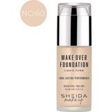 Sheida Make Over SPF15 No:60 40 ml Likit Fondöten