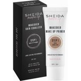 Sheida Makeover Güneş Koruyucu Makyaj Bazı SPF 30+ 50 ml Tüm Cilt Tipleri İçin Pürüzsüzleştirici