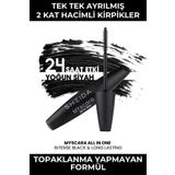 Sheida Yoğun Hacim Ve Kıvrım Veren Extra Siyah Maskara - Tek Tek Ayıran Özel Başlıklı