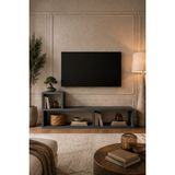 Sheila Concept Oslo Antrasit Modüler Çok Amaçlı Raf Ünitesi | Tv Ünitesi | Kitaplık | Konsol | Dekoratif Düzenleyici