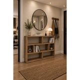 Sheila Concept Oslo Ceviz Ikili Modüler Çok Amaçlı Yatay Raf Ünitesi | Dresuar | Kitaplık | Konsol | Dekoratif Düzenleyici | Tv Ünitesi | Çiçeklik