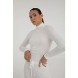 SHEISMONO Ultra Soft Balıkçı Yaka Bluz Ekru (Ekru/L)