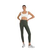 SHEISMONO Yüksek Bel Toparlayıcı Spor Tayt Haki (Haki/L)