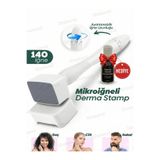 Sheland Dermastamp 140 Titanyum İğneli , 50 ml Derma Dezenfektan - Ayarlanabilir 10 İğne 0.25 mm - 3.00 mm