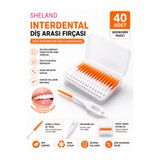 Sheland Oral Care Pro Soft Arayüz Fırçası Metal İçermeyen İnce Uçlu 40 Adet