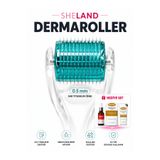 Sheland Professional Dermaroller Care Set 0.50 mm Titanyum Dermaroller + Serum & Cream Hediyeli