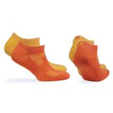 SHELDON LC Düşük Kesim Merino Yünü Outdoor Yürüyüş Çorapları 2'li Paket Sarı/Turuncu 43/46