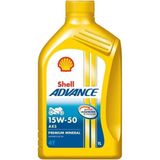 Shell Advance AX5 15W-50 Motor Yağı 1 Litre Motosiklet Performansını Artıran Temizleme Teknolojisi