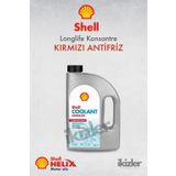 SHELL Coolant Longlife Kırmızı Konsantre 3 Lt Antifriz. - 2023 Üretim