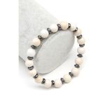 Shell Doğal Taş Bileklik 8 Mm Küre Kesim - Blk-2056