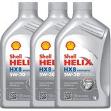 Shell Helix 1 Litre Motor Yağı Hx8 Ect C3 5W-30 3'lü