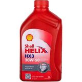 Shell Helix Hx3 20W-50 Motor Yağı 1l API SN/CF ACEA A3/B4 Yüksek Viskozite ile Uzun Ömür