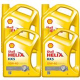 Shell Helix Hx5 10W-40 Benzinli Ve Dizel Araç Motor Yağı 4 X 4 L İtre