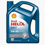 Shell Helix HX7 5W40 Sentetik 4 lt Motor Yağı