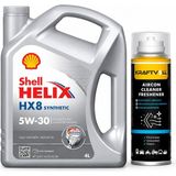 Shell Helix Hx8 Motor Yağı 5W-30 4 Litre + Klima Bombası 200 ml