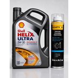 Shell Helix Ultra Pro Af 5W-30 5 Litre + Klima Bombası 200 ml