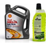 Shell Helix Ultra Pro Af 5W-30 5 Litre + Oto Şampuan 1000 Ml