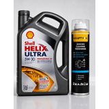 Shell Helix Ultra Pro Af 5W-30 Motor Yağı 5 L + Klima Bombası 200 ML