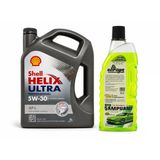 Shell Helix Ultra Pro Apl 5W-30 5 Litre + Oto Şampuan 1000 Ml