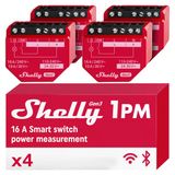 Shelly 1Pm Gen3 - Wlan Akıllı Röle Anahtarı, Akım Ölçümü, Elektrik Ölçer, 1 Kanal, 16A, Işık Anahtarı, Isıtma, Akıllı Ev, Zamanlayıc
