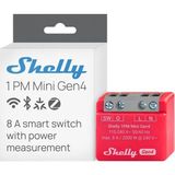 Shelly 1pm Mini Gen4 Wi-Fi Zigbee Matter Enerji Ölçümlü Mini Akıllı Röle