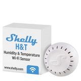 Shelly H&T beyaz | Wi-Fi akıllı termometre higrometre | nem ve sıcaklık sensörü, iOS Android uygulaması ve veri depolama | ev otomasyonu