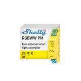 Shelly Pro Rgbww Pm Akıllı LED Renk ve Parlaklık Kontrol Rölesi