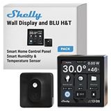 Shelly Wall Display ve Blu H ve t Siyah Merkezi Kontrol Panel Seti
