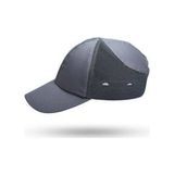 Shelter Fileli Gri Spor Model Darbe Emici Baret Şapka