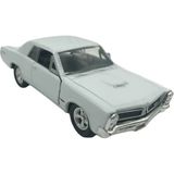 Shem 1:38 Metal Çek Bırak Araba Pontiac 1965 Gto 42313 - Beyaz