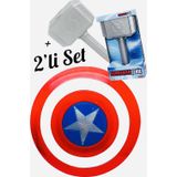 Shem Avengers Captain Amerika Kalkan Ve Thor Çekiç
