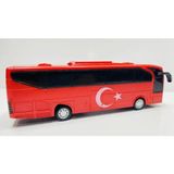 Shem Can-Em Oyuncak Display Sürtmeli Türk Bayraklı Takım Otobüsü