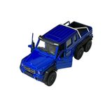 Shem Lacivert Mercedes Pikap Oyuncak Lisanslı Diecast Metal Çek Bırak Araba
