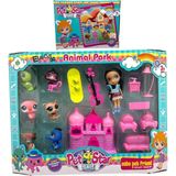 Shem Littlest Pet Shop Neşeli Minişler Animal Park Pet Star Minişler Pembe Kuşlu Model Set 16 Parça
