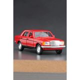 Shem Mercedes 230E Açılır Kapı Çek Bırak Oyuncak Araba 1:32 Ölçek 11 cm - Kırmızı