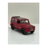 Shem Mercedes G63 Jeep Kırmızı Metalik Metal Sesli Işıklı Diest Car Oyuncak model Araba 12 cm