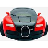 Shem Robota Dönüşebilen Bugatti Araba Kırmızı Renk