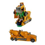 Shem Robota Dönüşen Sesli Işıklı Çarpıp Dönen Oyuncak Beton Mikseri 21cm.