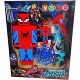 Shem Spiderman Dev Boy Toplam 8 Parça 19CM Dev Boy ve Küçük Boy Spiderman Figür Oyuncak
