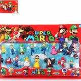 Shem Süper Mario Oyuncak Figürleri Full Set 17 Parça Luigi Ve Mario