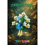 Shem Tavus Kuşu Yapı Blok Oyuncak (40 Parça) - Mini Kuş Model Yapım Seti