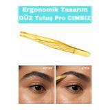 SheMask Cımbız Profesyonel Kaş Cımbızı İnce Uçlu Cımbız Batık Cımbızı Paslanmaz Çelik Kaş Alma Cımbız Seti