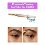 SheMask Cımbız Seti Kaş Bıyık Alma Aleti Kaş Cımbızı İnce Uçlu Batık Cımbızı Kaş Alma Yan Tutuşlu Paslanmaz