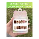 SheMask Takma Tırnak Seti Çocuk Protez Tırnak Seti Çocuklar İçin Takma Tırnak - Takma Tırnak & Aksesuarı
