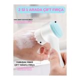 SheMask Yüz Temizleme Peeling Fırçası – Gözenek Arındırıcı, Siyah Nokta-Akne & Makyaj Temizleyici Cilt Bakım
