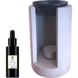 Shemsa Naturals Buhurdanlık Seti ( Concart Curve + Purefume Lavender - 30 ml )