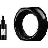 Shemsa Naturals Seramik Buhurdanlık Seti ( Seramik Buhurdanlık + Purefume Blue Moon 30 ml )