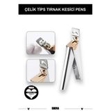 Shena Çelik Takma Tırnak Makası, Protez Tırnak, Tips Kesme Makası Aleti Giyotin Pens